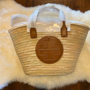 Tory Burch Ella Straw Basket Tote